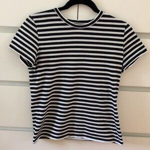 Vince striped cotton tee M